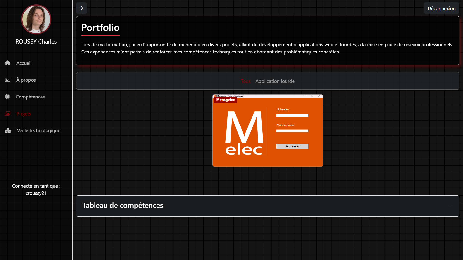 page portfolio